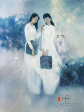 アジア人 Painting - 女子学生 ベトナム人 アジア人